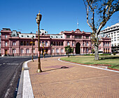 Casa Rosada, presidential palace in Plaza de Mayo. Buenos Aires. Argentina