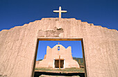 Church of San Lorenzo. Picuris Pueblo. New Mexico. USA