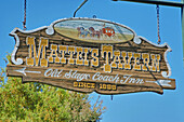 Historic Mattei s Tavern on the old Wells Fargo stage coach route, Los Olivos, California