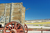 20 mule team wagon at Harmony Borax Works, Death Valley National Park, California