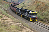 Coal train in Hunter Valley. Australia
