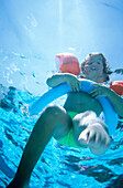 Little girl in pool