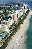 Miami Beach aerial view. Miami. Florida. USA