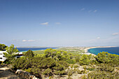 West side of Formentera seen from La Mola. Balearic Islands. Spain