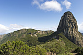 Roque de Agando, Garajonay National Park. La Gomera, Canary Islands. Spain