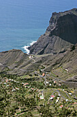 View from Ermita del Santo viewpoint. Taguluche. La Gomera, Canary Islands. Spain