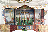 Saint Anna chapel in Rohrmoos, near Oberstdorf. Renaissance, 16th century. Bavaria. Germany