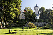 Egg castle near Bernried, castle hotel, Bavarian Forest, Lower Bavaria, Germany