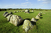 Stone circles and dolmens in West-Zealand, Denmark