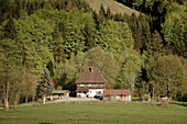 Forester s house, Zellertal, Bavarian Forest, Lower Bavaria (Niederbayern), Bavaria, Germany