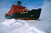 Sovetskiy Soyuz nuclear powered icebreaker. North Pole