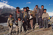 Children in Lhagu area. Tibet