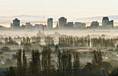 Winter smog pollution from coal and wood fires, Christchurch, New Zealand