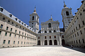Interior of San Lorenzo del Escorial monastery. Madrid. Spain