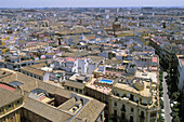 Aerial view of Seville. Spain