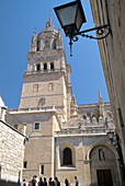 Tower of Catedral Nueva ( new cathedral ). Salamanca. Spain