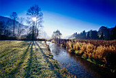 Josbach crossing Jostal valley, Black Forest, Baden-Wurttemberg, Germany