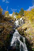 Hangloch-Wasserfall (Todtnauer Wasserfall), Todtnau, Schwarzwald, Baden-Württemberg, Deutschland