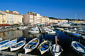 St. Tropez harbour, Cote d'Azur, Provence, France