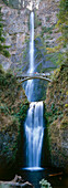 Wasserfall, Multnomah Falls, Columbia River Gorge, Oregon, USA