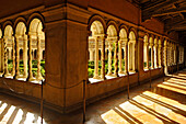 Cloister inside Basilica di San Paolo, Basilica of Saint Paul, Rome, Italy