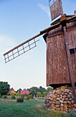 Windmill at Loemala on the island of Saaremaa, Estonia