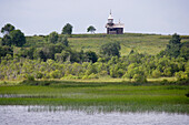 Insel Kischi im Onegasee dem zweitgrößten See Europas, mit Holzkirche, Russland