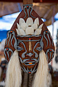 Amazonas Indianer Maske an Souvenir Stand, Santarem, Para, Brasilien, Südamerika