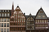 Fachwerkhäuser am Römerberg, Frankfurt, Hessen, Deutschland, Europa