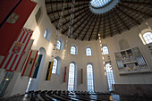 Innenaufnahme von Plenarsaal in Paulskirche, Frankfurt, Hessen, Deutschland, Europa