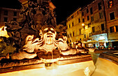Fontain and Pantheon, Italy, Rome, Piazza della Rotonda