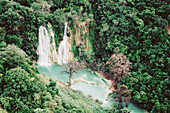 Minas Viejas waterfalls. Huasteca Potosina. Mexico.