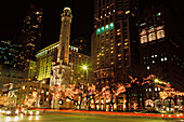 Water Tower, Michigan Avenue. Chicago. USA