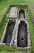Chapter house graves. St. Andrews. Scotland