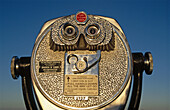 Mechanical binoculars. San Francisco, California. USA.