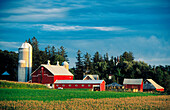 Old farm. Westby, Wisconsin. USA.