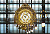 Clock at Orsay Museum. Paris. France