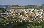 View on Sagunto from the castle. Valencia province, Spain
