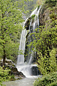 Falls in Palancia river. Bejís. Castellon province. Spain.