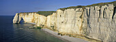 Chalk cliffs, Côte d Albâtre. Normandy, France