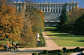 Royale Palace and Campo del Moro. Madrid. Spain