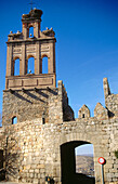 Medieval walls and remains of the Monasterio del Carmen in Avila. Castilla y Leon. Spain
