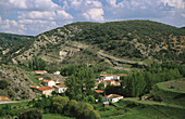 La Cabrera town in Hoces del Rio Dulce . Guadalajara. Castilla-la Mancha, Spain