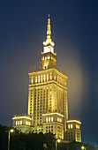 Palace of Science and Culture, tallest building in Warsaw. Poland