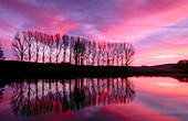 Sunrise in a lake of Bayern. Germany
