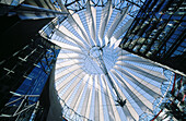 The Sony Center by Helmut Jahn. Postdamer platz. Berlin. Germany