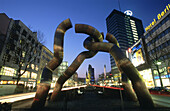 Sculpture Berlin . Kaiser Wilhelm Memorial Church. Berlin. Germany