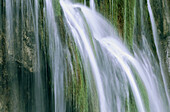 Waterfall in Plitvice National Park. Croatia.