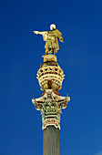 Christopher Columbus statue. Barcelona. Spain