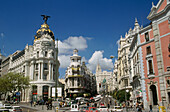 Gran Via. Madrid. Spain